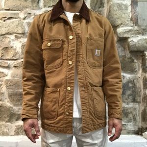 Carhartt Insulated Duck Chore Coat - Brown (Medium)